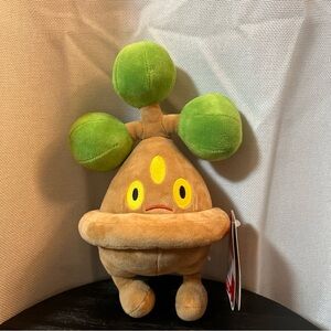Jazwares Pokémon Soft Plush 8" Bonsly New with Tag